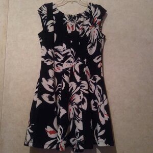 Signature By ROBBIE BEE Fit and Flare Silhouette Dress